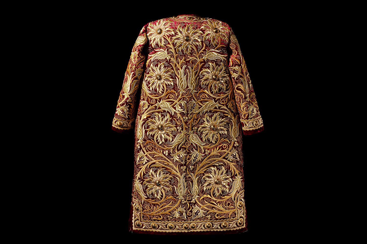 Gold-embroidered ceremonial robe