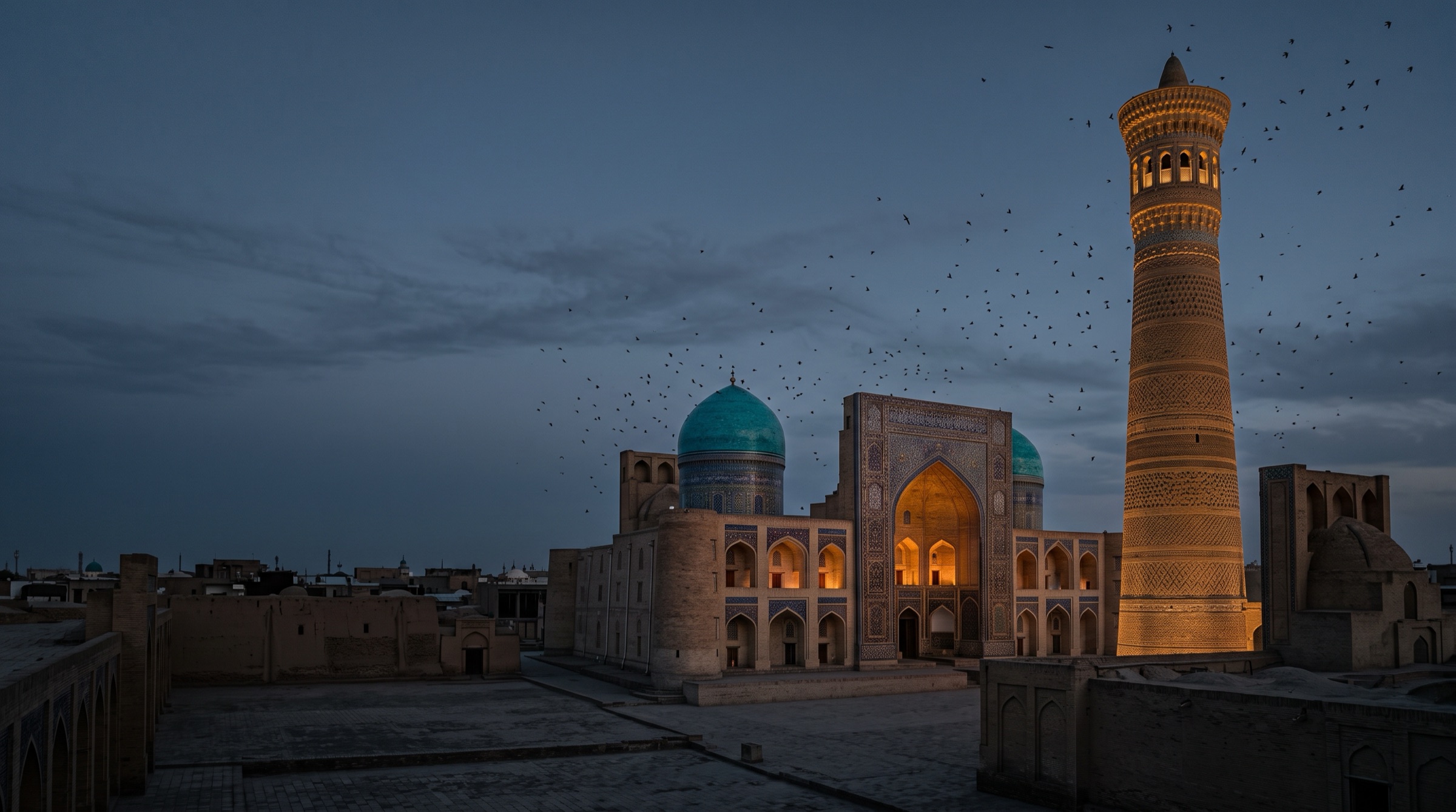 Bukhara at dusk